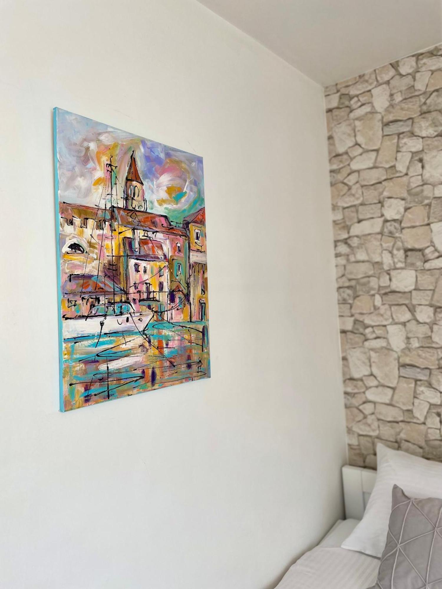 Dinka Old Town Apartment With Sea View Trogir Exteriör bild